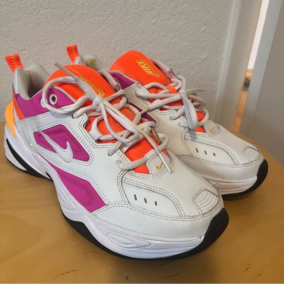 Nike M2k Tekno Laser Fuchsia Women’s Sneaker Size 10 - Picture 2 of 12